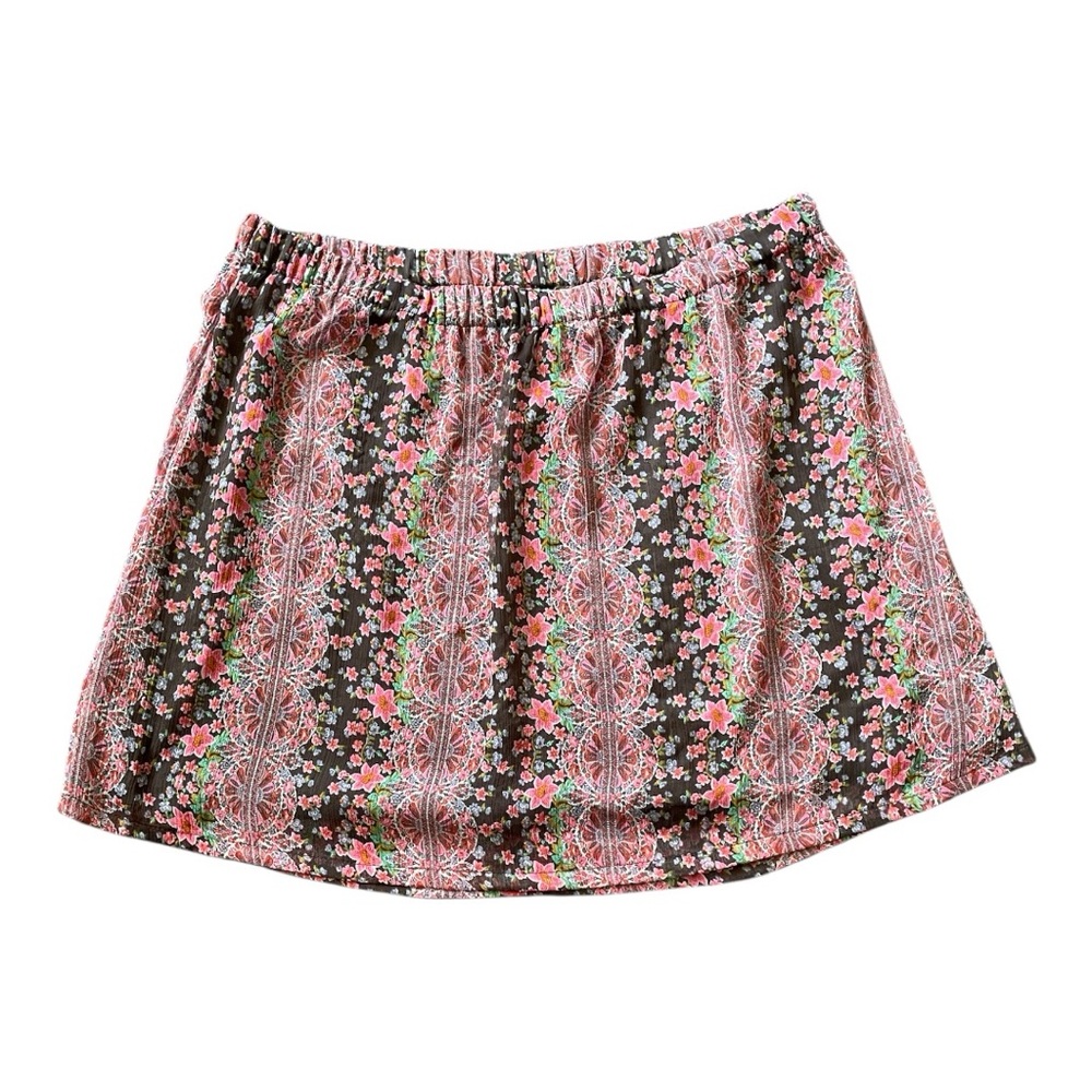 #133, Mossimo Supply Co Pink boho mini skirt, size L
